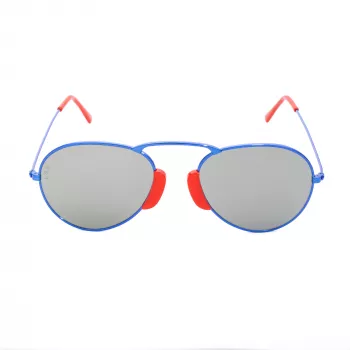 LGR AGADIR-BLUE08 unisex-aurinkolasit Havana-kehykset siniset linssit 54/20/145 mm