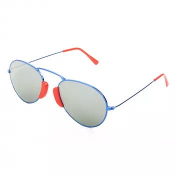 LGR AGADIR-BLUE08 unisex-aurinkolasit Havana-kehykset siniset linssit 54/20/145 mm