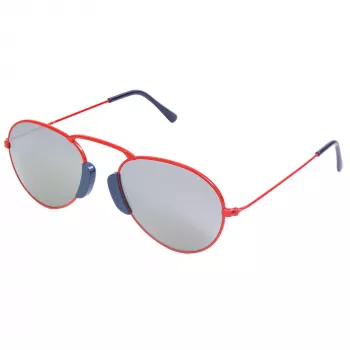 LGR unisex Agadir aurinkolasit punaiset linssit musta kehys 54/20/145 mm
