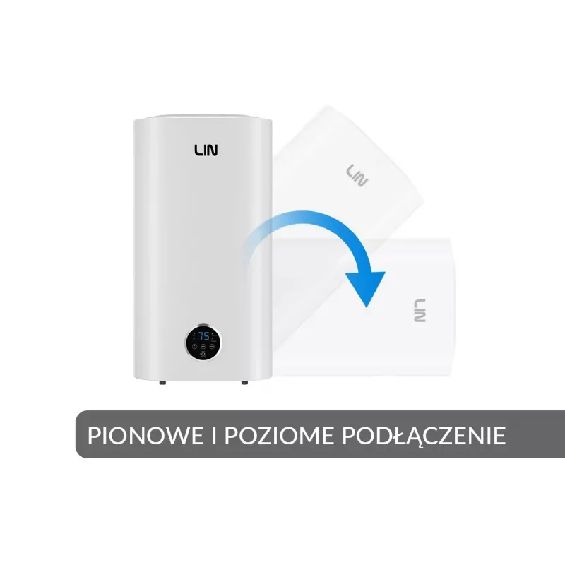 LI- sähköinen vedenlämmitin LIN LIFVD1SMWH 50L UNIVERSAL valkoinen