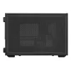 Lian Li DAN Cases B4 Wood Edition mini-torni-tietokonekotelo, Micro-ATX, saksanpähkinä-etupaneeli, musta
