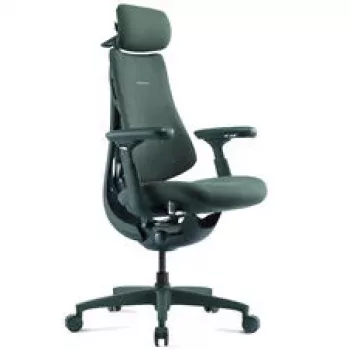 LiberNovo Omni ergonominen toimistotuoli aktiivisella lannerangan tuella ja hieronnalla - vihreä