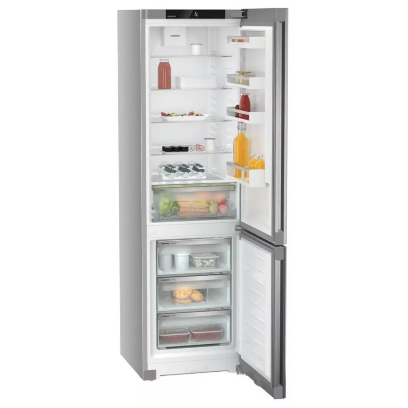 Liebherr CNsfd 5703 jääkaappi-pakastin, 330 L, NoFrost, DuoCooling, hopea