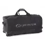 Lifeventure 120L retkeilylaukku pyörillä ja All-Terrain-pyörillä, musta