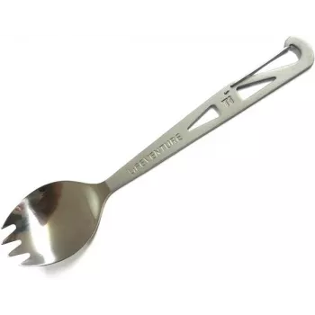 Lifeventure Titanium Spork 17g - ultrakevyt lusikka-haarukka-hybridi (9518)