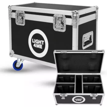 LIGHT4ME 100 SPOT RING CASE 4IN1 flight case 4 liikkuvalle valonheittimelle