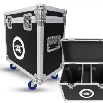LIGHT4ME 150 SPOT RING CASE 2IN1 flightcase 2 liikkuvakeulaiselle valonheittimelle