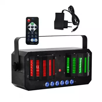 LIGHT4ME Derby Mix strobo laser disco monitehoste L