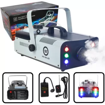LIGHT4ME FM 1500 LED sumukone 1500W RGB-LEDeillä