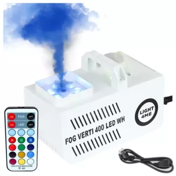 LIGHT4ME FOG VERTI 400 LED WH pieni savukone