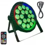 LIGHT4ME HEX PAR RING LED tehostevalo 7x10W RGBWA+UV 48xSMD RGB