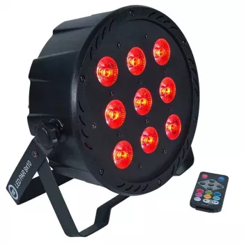 LIGHT4ME LED PAR 9x10W MKII RGBW IR-kaukosäädin