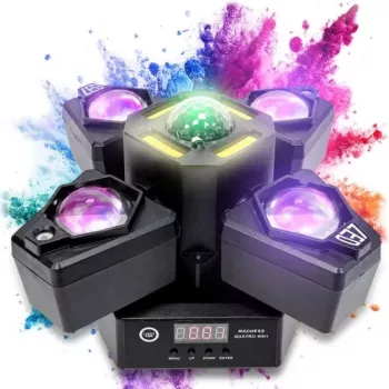 LIGHT4ME MADNESS QUATRO 4-in-1 moving head monitehoste valo