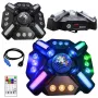 LIGHT4ME MULTIX 3-in-1 LED-monitehostevalo (Derby, Strobe, Laser)