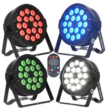 LIGHT4ME PAR RGBW 18x10W LED -näyttämövalaisin