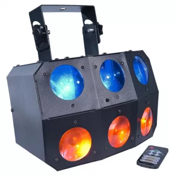 LIGHT4ME SIX EYE BEAM tehokas LED-beam-efekti kaukosäätimellä