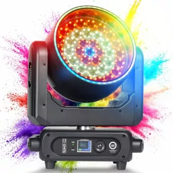 LIGHT4ME STARWASH 37x15W RGBW liikkuva wash-pää