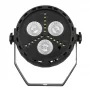 LIGHT4ME TRI PAR STROBE 36W RGB LED PAR-valonheitin strobe-efektillä