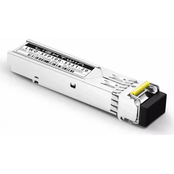 Lightwin 155 Mbps SFP BIDI lähetin-vastaanotin, 1550nm TX / 1310nm RX, 20km, DDM, LC Simplex, yksimuotokuitu (LWO-SFP100-5531-20)