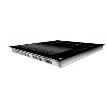 LIN LI-B47221 7200 W induktioliesi – 4 vyöhykettä kalusteeseen asennettava keraaminen lasikeraaminen liesi, kosketusohjaus, booster, ajastin, musta