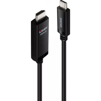 Lindy 1m USB Type C - HDMI 8K60 sovitinkaapeli (43433)