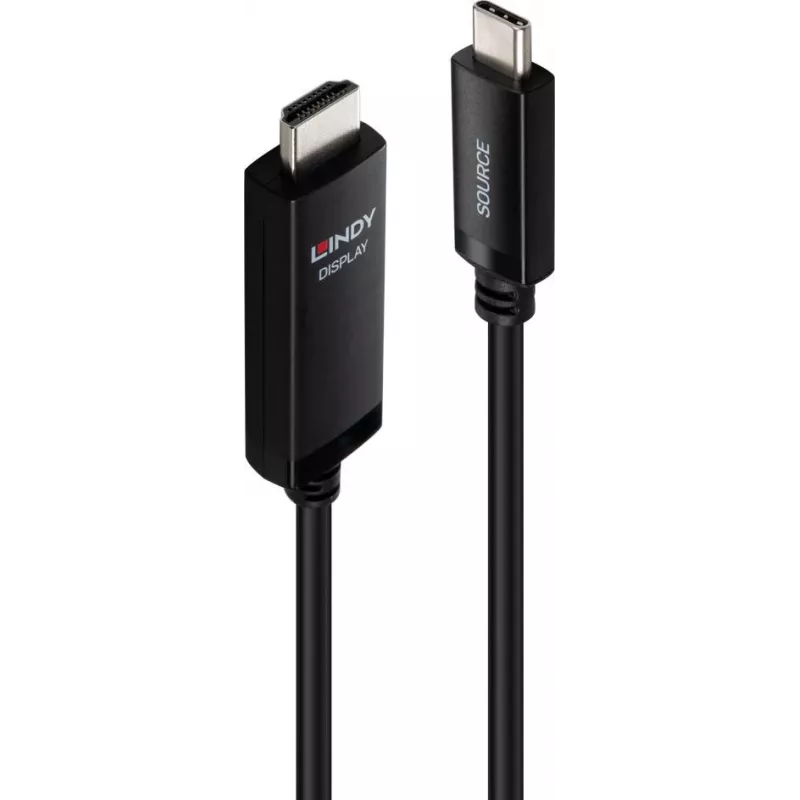 Lindy 1m USB Type C - HDMI 8K60 sovitinkaapeli (43433)