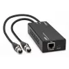 LINDY 2-kanavainen XLR-audio-Dante-encoder, PoE, AES67, 24-bittinen/96kHz 70618