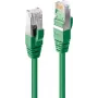 LINDY 2 m CAT 6 S/FTP LSZH Gigabit Ethernet -verkkokaapeli, RJ-45-RJ-45, vihreä 45952