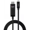 Lindy 3 m USB Type-C - HDMI 8K60 -sovitinjohto (43435)