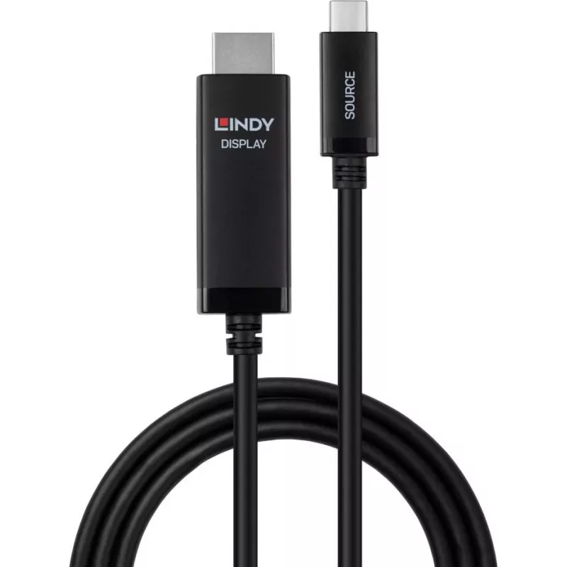 Lindy 3 m USB Type-C - HDMI 8K60 -sovitinjohto (43435)
