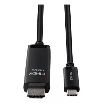 Lindy 3 m USB Type-C - HDMI 8K60 -sovitinjohto (43435)