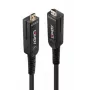 Lindy 80m kuitu-hybridi-micro-HDMI-8K60-LSZH-kaapeli irrotettavilla HDMI-liittimillä (38549)