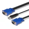 LINDY yhdistetty KVM- ja USB-kaapeli 2 m