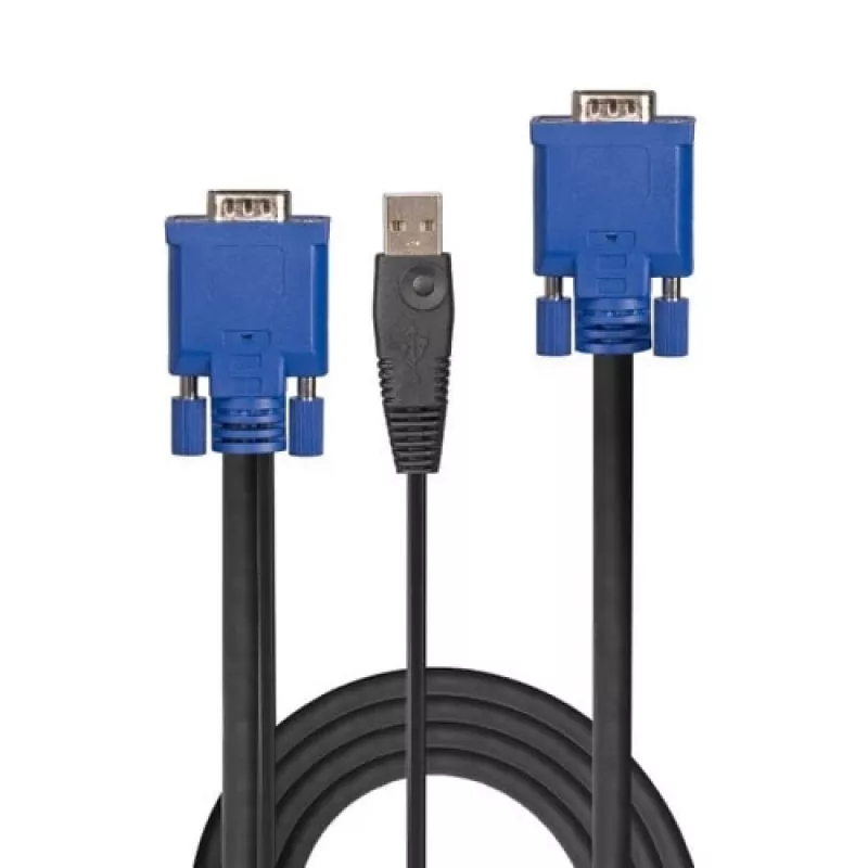 LINDY yhdistetty KVM- ja USB-kaapeli 2 m