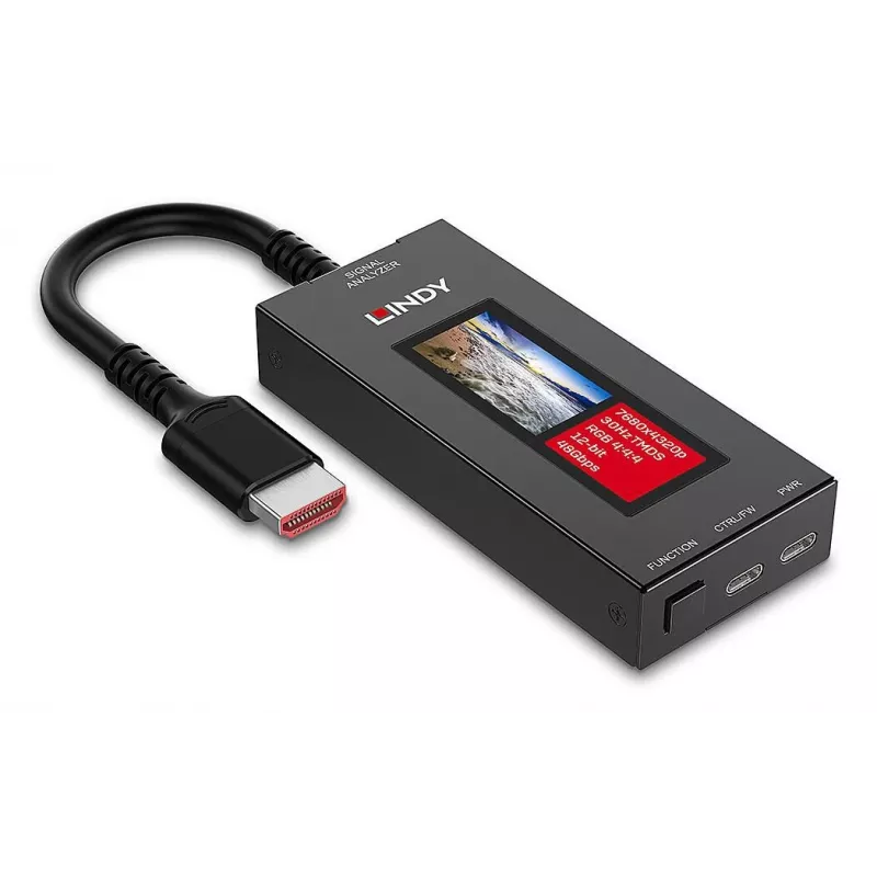 Lindy 32695 HDMI 8K60 -signaalianalysaattori