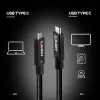 Lindy 43439 USB 3.2 Gen 2 USB-C - USB-C aktiivikaapeli, 8 m, 10 Gbps, 8K60, 100 W PD