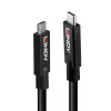 Lindy 43439 USB 3.2 Gen 2 USB-C - USB-C aktiivikaapeli, 8 m, 10 Gbps, 8K60, 100 W PD