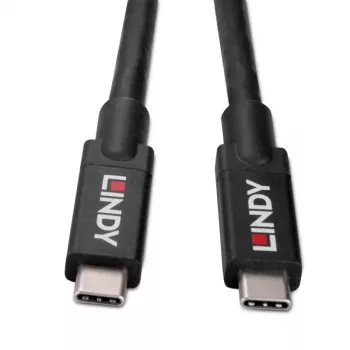 Lindy 43439 USB 3.2 Gen 2 USB-C - USB-C aktiivikaapeli, 8 m, 10 Gbps, 8K60, 100 W PD