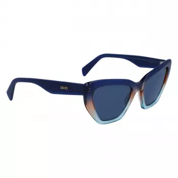LIU JO naisten aurinkolasit LJ794S-439 sininen Butterfly-kehys UV400