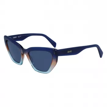 LIU JO naisten aurinkolasit LJ794S-439 sininen Butterfly-kehys UV400