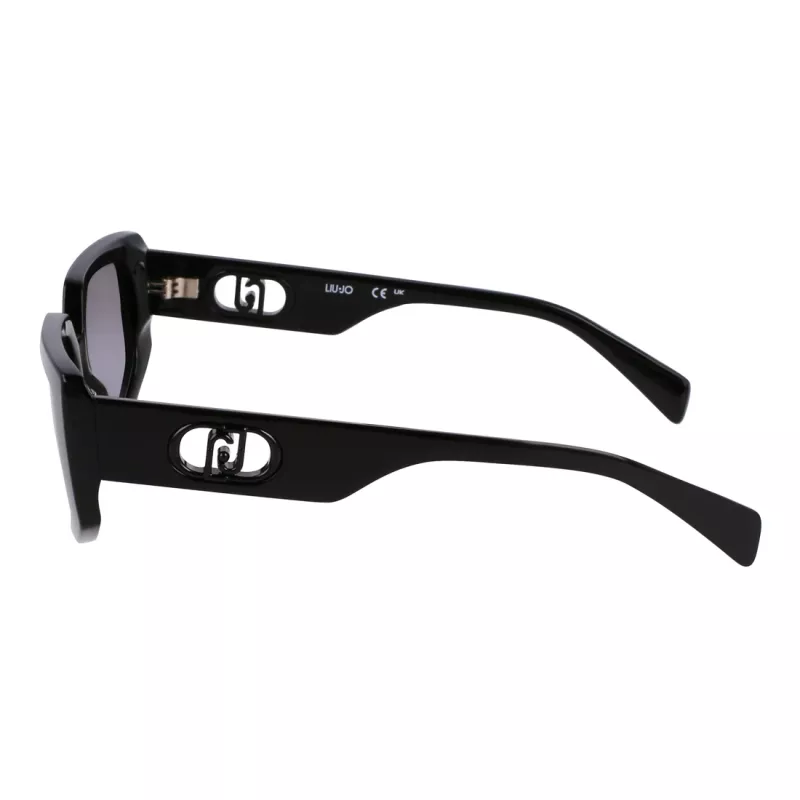 LIU JO naisten aurinkolasit LJ801S5515001 musta/harmaa perhonen oversized