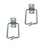 LogiLink 19 tuuman kaapelinhallintakaari 40 x 80 mm, teräs, 2 kpl