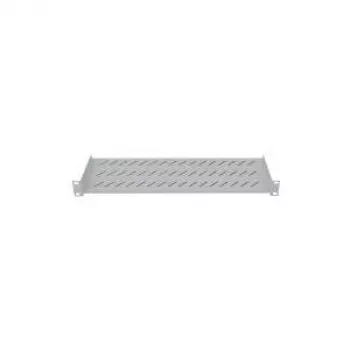 LogiLink 19 inch kiinteä hylly, etuasennus, 250 mm syvyys, harmaa SF2C35G