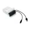 LogiLink 2.5 inch HDD-suojakotelo 2 HDD/SSD:lle, valkoinen