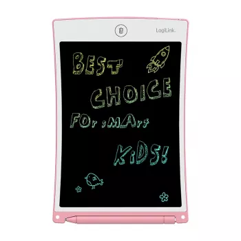 LogiLink LCD-piirustuslevy 8,5 tuumaa monivärinen pinkki AA0180