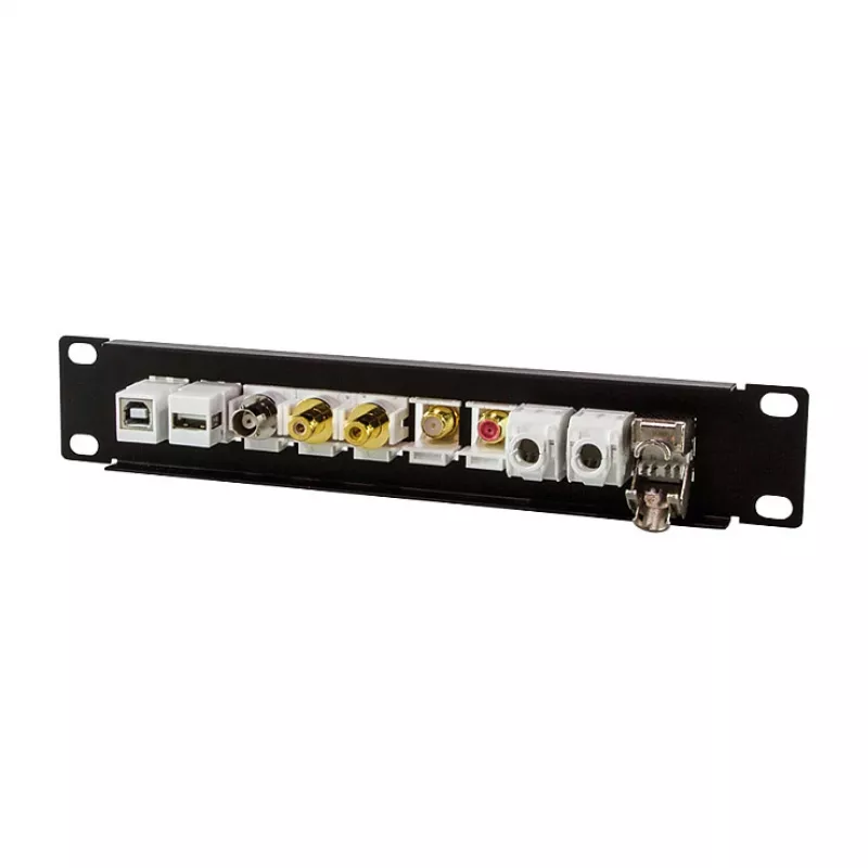 LogiLink ACT108 10-porttinen Keystone-patch-paneeli, 10