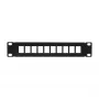 LogiLink ACT108 10-porttinen Keystone-patch-paneeli, 10
