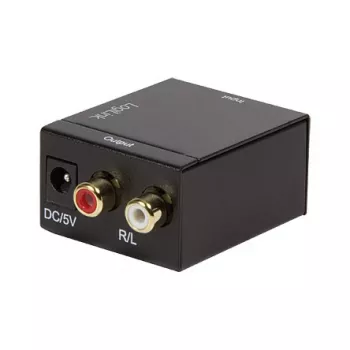 LogiLink CA0100 digitaali-analogia-audiomuunnin (SPDIF/koaksiaali RCA-stereoon)