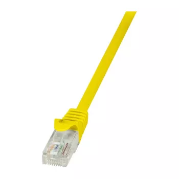 LogiLink Cat.5e U/UTP patch-kaapeli, 5 m, keltainen, RJ45, CCA, PVC, taittosuoja