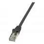 Logilink Cat.6 F/UTP patchkaapeli, musta, 10m, EconLine